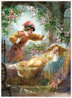 The Prince finds the Sleeping Beauty by Romanticism