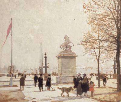 Automne aux Champs Elysees by Romanticism