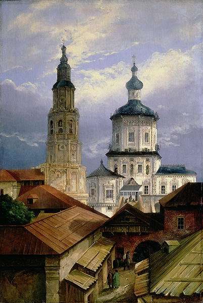 The Church of SS. Peter and Paul at Kazan, 1845 by Romanticism