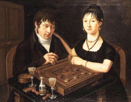 Portrait of Mr. and Mrs. Sutermeister by Romanticism