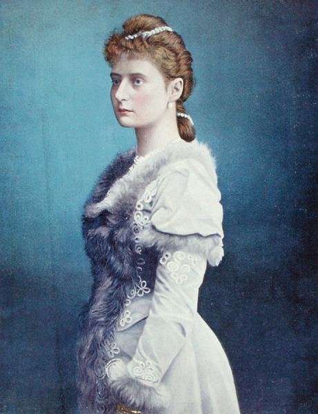 Portrait of Tsarina Alexandra Feodorovna 1872-1918 c.1898 by Romanticism