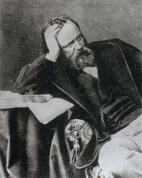 Portrait of Alexander Ivanovich Herzen 1812-70 by Romanticism