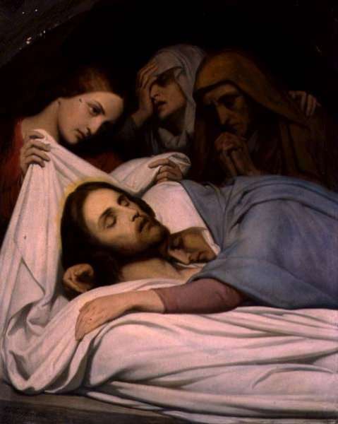 Christ and the Maries The Entombment 1854 by Romanticism