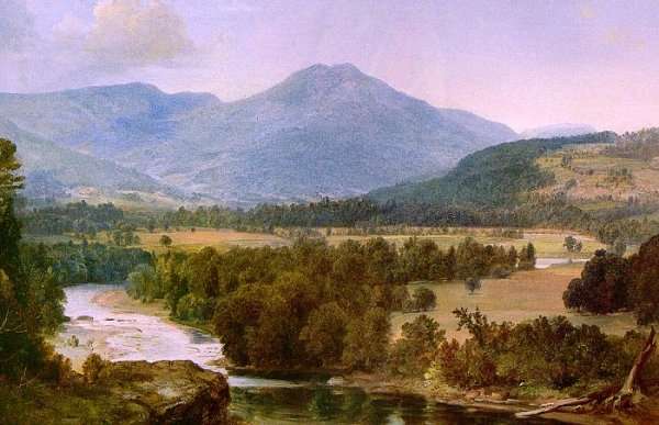 Genesee Valley Landscape 1853 by Romanticism