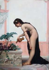 Watering the Garden by Romanticism