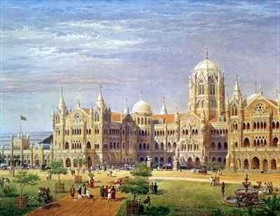 The British Raj Great Indian Peninsular Terminus by Romanticism