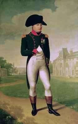 Napoleon I 1769-1821 in Front of the Chateau de Malmaison by Romanticism