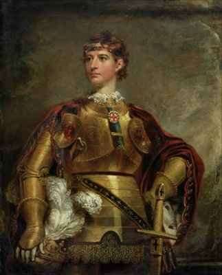 Portrait of King Henry V 1387-1422 by Romanticism