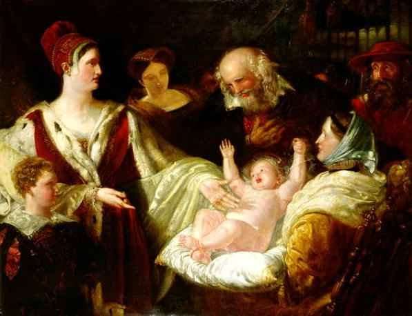 Mary Queen of Scots When an Infant by Romanticism