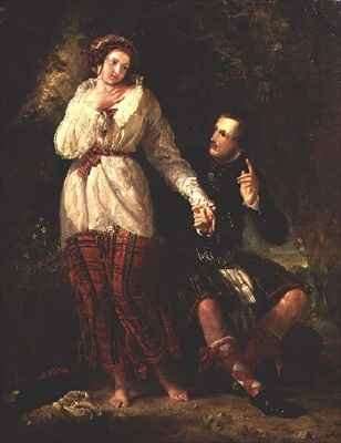 Highland Lovers by Romanticism