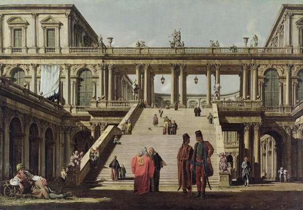 Castle Courtyard, 1762 by Romanticism