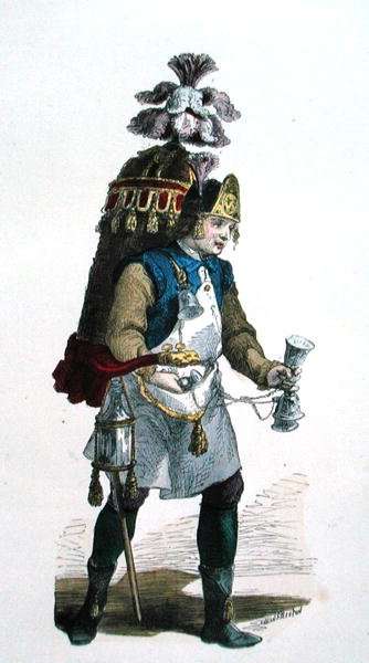 Coconut Seller in 1774 by Romanticism