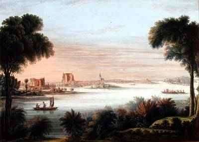 A View of Schwerin Evening by Romanticism