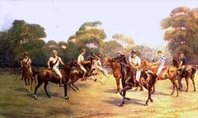 The Polo Match by Romanticism