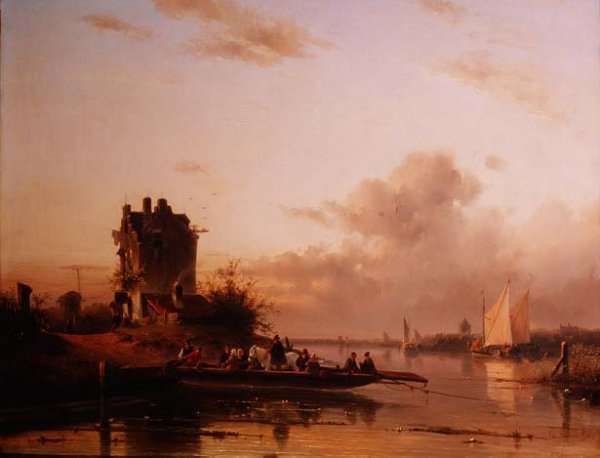 Longboat Landing by Romanticism