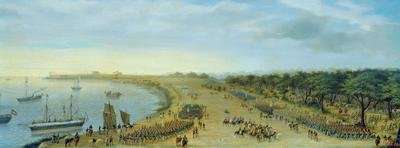 The Arrival of the Allied Army at Itapiru Paraguay 1866 by Romanticism