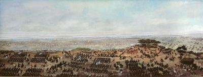 Battle of Yatai from the paintings depicting the Triple Alliance War 1865 by Romanticism