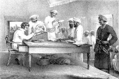 The Judge Kutchery-Merut from Views in India St Helena and Car Nicobar by Romanticism