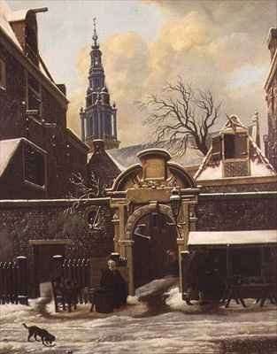 Cobbler at the Gates of the Agnieten Chapel Amsterdam by Romanticism