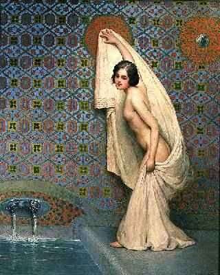 Taking a Bath by Romanticism