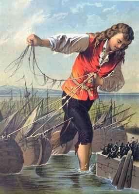 Illustration from Gullivers Travels by Jonathan Swift 1667-1745 2 by Romanticism