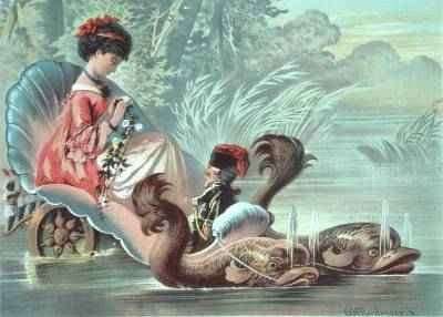 On the Water illustration from The Nutcracker by Romanticism