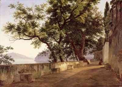 Garden of the Capuchin Friars near Sorrento by Romanticism