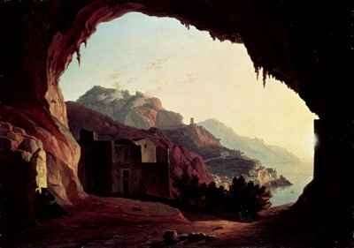 Grotto near Amalfi by Romanticism