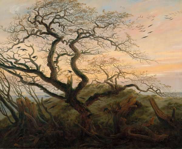 The Tree of Crows c. 1822 by Romanticism