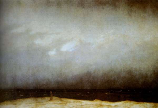 Capuchin Friar By The Sea by Romanticism