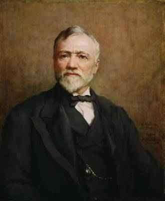 Andrew Carnegie 1835-1919 after a portrait by Walter William Ouless 1848-1933, 1925 by Romanticism
