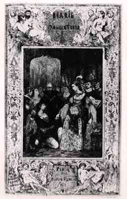 Frontispiece of Marie Tudor from Works by Romanticism