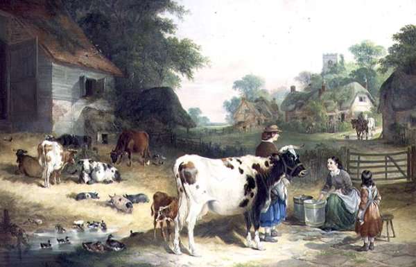 Country Gossip by Romanticism