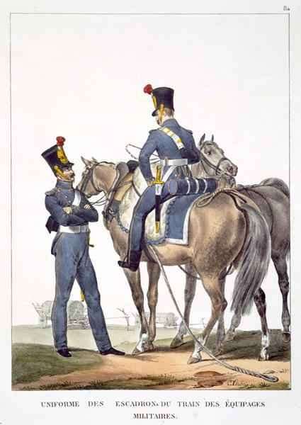 Uniforme des Escadrons du Train des Equipages Militaires by Romanticism