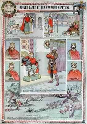 Hugues I Capet King of France and the first Capetian Kings by Romanticism