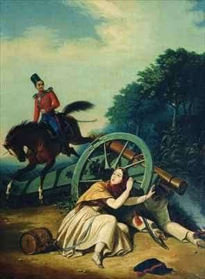 Scene from the 1812 Franco Russian War by Romanticism