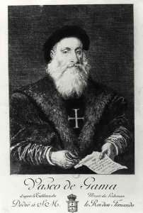 Portrait of Vasco da Gama (1469-1524) by Romanticism