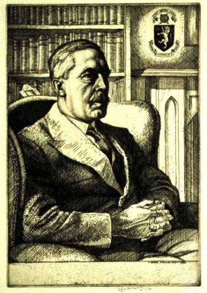 Portrait of Sir Cyril Norwood by Romanticism