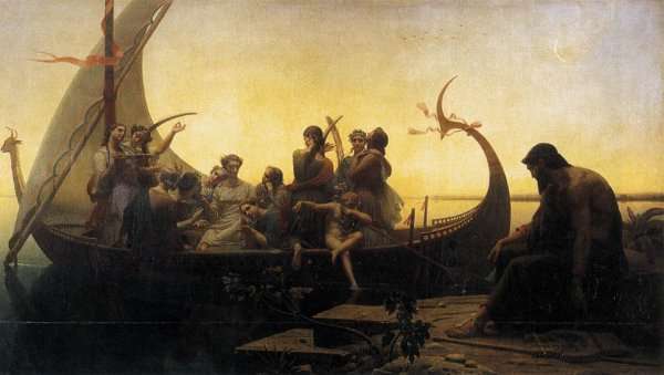 Evening or Lost Illusions 1843 by Romanticism
