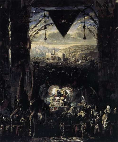 The Queen of Sheba 1838 by Romanticism