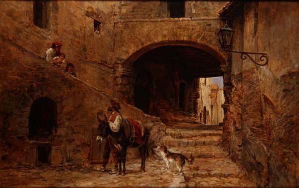 Anticole Corrado on the Sabine Mountains by Romanticism
