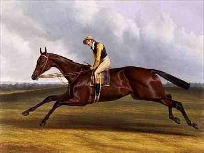 Blue Bonnet Winner of the Great St Leger Stakes at Doncaster by Romanticism