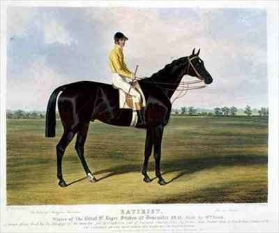 Satirist Winner of the Great St Leger Stakes at Doncaster by Romanticism