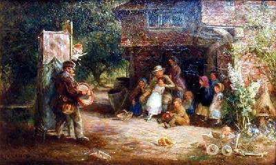 Punch in the Country 1858 by Romanticism