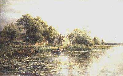 Hurley Bridge 1875 by Romanticism