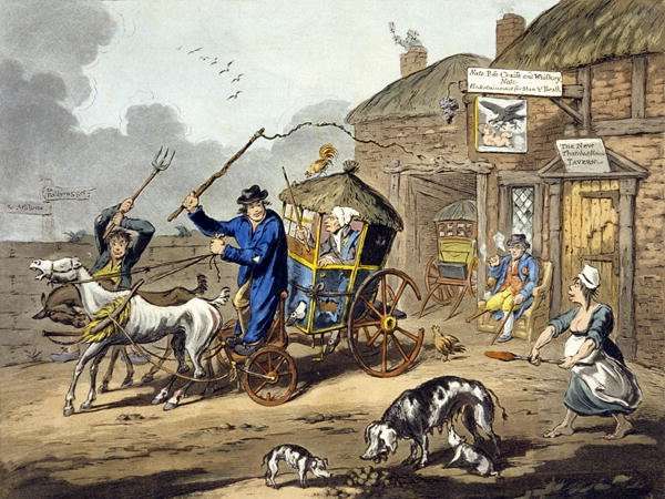 Posting in Ireland, 1805 by Romanticism