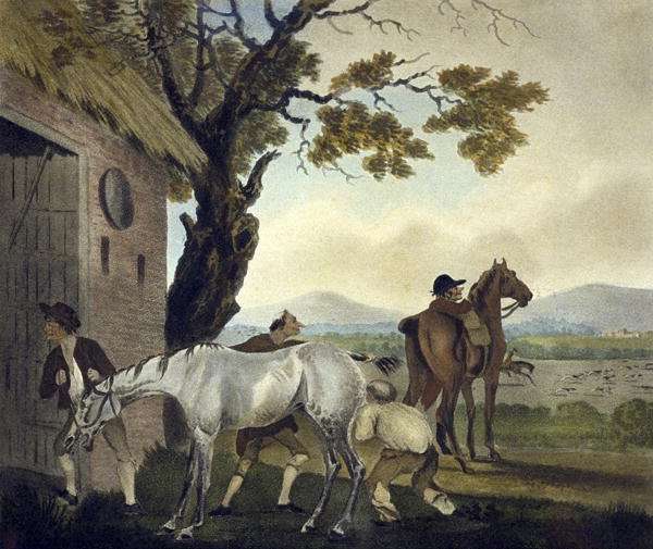 The Trick, from The Pytchley Hunt, engraved by F. Jukes 1745-1812, 1790 by Romanticism