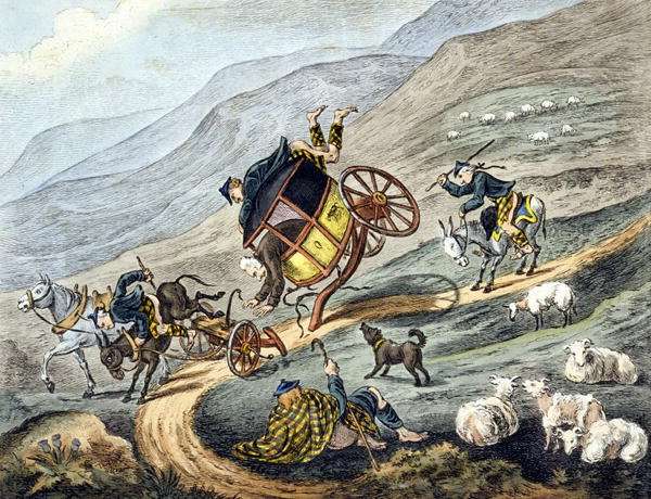 Posting in Scotland, 1805 by Romanticism