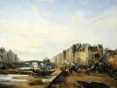 Pont Marie and the Quai Saint-Paul by Romanticism