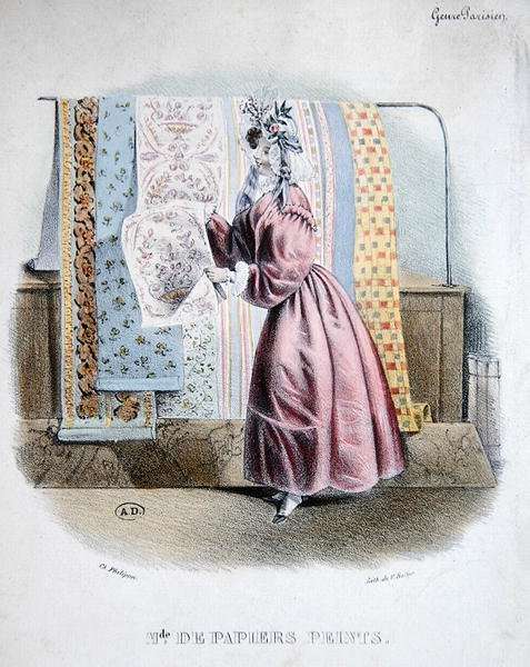 Wallpaper Seller, c.1840 by Romanticism